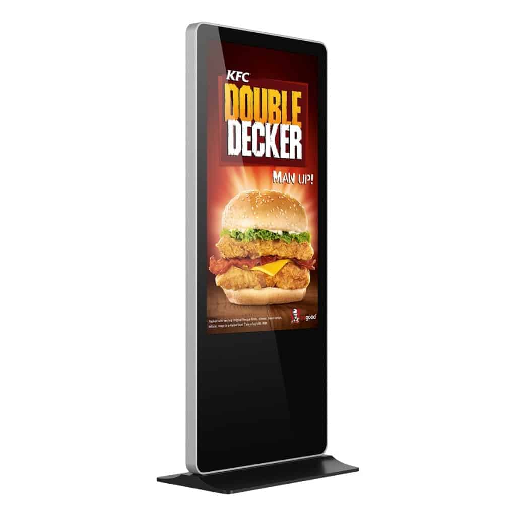 indoor-freestanding-black-6 digital signage UK