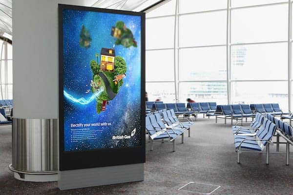 digital advertising screen
