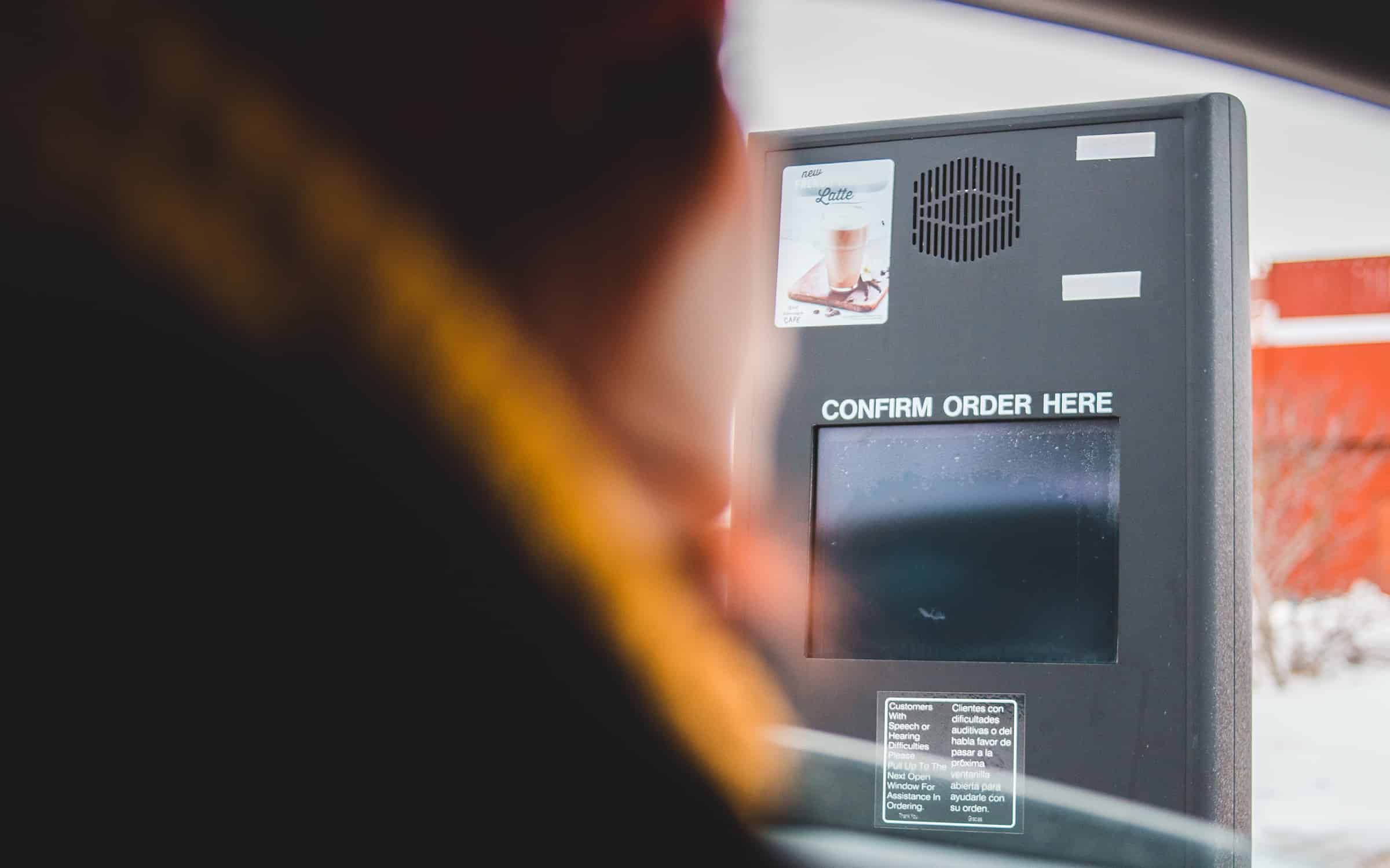 Touch Screen Kiosks Ordering Example